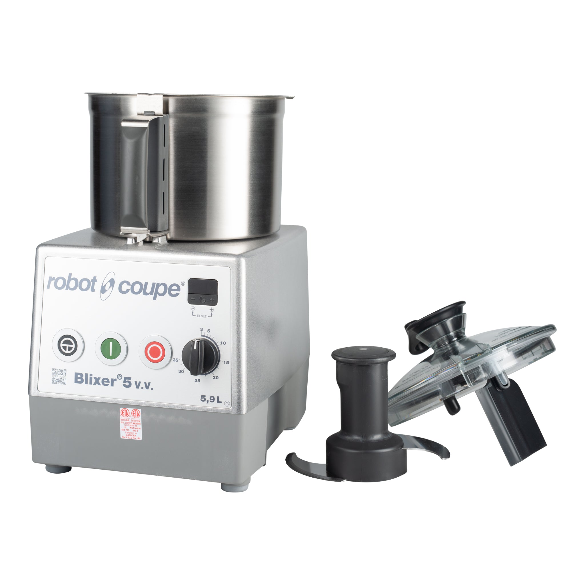 Robot Coupe Blixer 5 VV Food Processor, 5.5 qt Stainless Steel